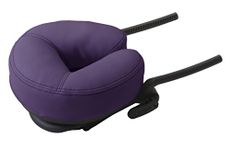 EARTHLITE Massage Table Face Cradle FLEX-REST - Self-Adjusting, Flexible Platform with Strata Memory Foam Face Pillow (NEW MODEL), Amethyst