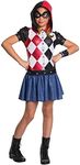 Rubie's DC Super Hero Girls Hoodie Dress Childrens Costume, Harley Quinn, Small