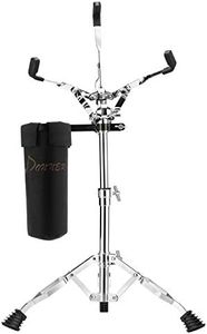 Donner Snare Drum Stand, Concert Snare Drum Stands Adjustable Snare Stand Double Braced with Drumstick Holder Fit for 10''-14'' Dia Drums, Height Range 14.2-22.8 Inches