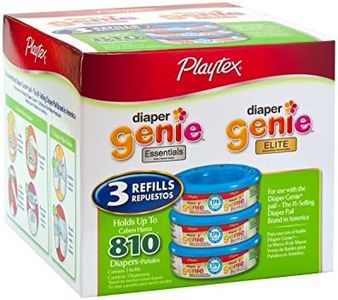 Playtex Diaper Genie Refill (810 Count Total - 3 Pack of 270 Each)