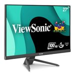 ViewSonic VX2767-MHD 27 Inch 1080p Gaming Monitor with 75Hz, 1ms, Ultra-Thin Bezels, FreeSync, Eye Care, HDMI, VGA, and DP