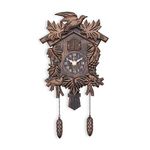 Acctim Hamburg Cuckoo Pendulum Wall Clock, Black Brown