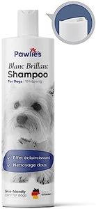 Pawlie's Shampooing pour Chien Blanc - Soin Blanchissant Spécialement Conçu pour Les Races à Fourrure Blanche et Claire (Éclaircissant) - Idéal pour Les Havanais, Westi, Husky, Maltais etc.