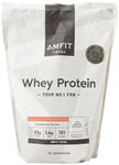 Amazon Brand - Amfit Nutrition Whey Protein Powder, Strawberry Flavour, 75 Servings, 2.27 kg (Pack of 1)