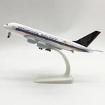 BONJOY Gifts- Singapore Airline Model Aircraft, Aeroplane Diecast Collection Decor, Highly Detailed Airways, 20 cm