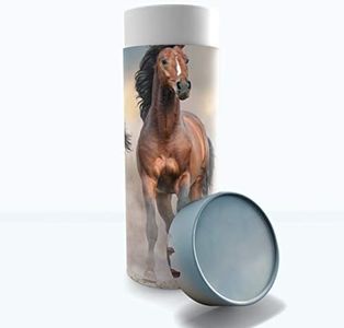 Wild Horses Scattering Tubes for Human Ashes TSA Approved Scattering Urn and Eco-Friendly Biodegradable Urns for Human Ashes & Biodegradable Urn for Burial at Sea