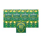 Pukka Herbs | Clean Matcha Green Organic Tea Box | Green Tea, Lemon, Fennel and Matcha Powder | Perfect For Everyday Vitality | 4 Packs | 80 Plant Based Biodegradable Tea Bags