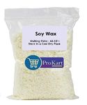 Prokart Soy Wax for Candle Making Flakes SOYA Wax 100% Pure and Natural Candle Wax (250 Grams, White Soy Wax)