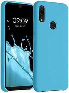 kwmobile Case Compatible with Xiaomi Redmi Note 7 / Note 7 Pro Case - TPU Silicone Phone Cover with Soft Finish - Ocean Blue