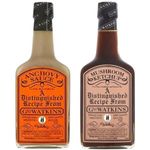 Sauce Bundle with Geo Watkins Anchovy Sauce 190ml and Mushroom Ketchup 190ml (2 Pack)