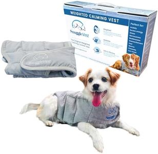 Snugglevest Weighted Calming Vest for Dogs with Anxiety, Phobias and Excess Energy (S)