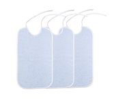 XXL Terry Cloth Giant Bib for Adults and Children Large (Pack of 3)