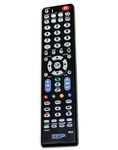 HQRP Remote Control Compatible with Samsung Series 4 H4500 H4510 UE32H4500 UE32H4500AK UE32H4510AK H4003 UE24H4003 UE24H4003AW Series 5 H5303 UE32H5303 UE40H5303 HD Ready LED Smart TV