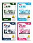 MTG CBSE Class 10 ScoreMore 15 Sample Papers Science, Mathematics Standard, Social-Science & English Books For 2025 Board Exam (Set of 4) | Detailed Solutions of Each Chapter | Based on Latest CBSE Pattern & Syllabus