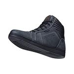 RAXID MOTORCYCLE MOTORBIKE URBAN SNEAKERS SHOES WATERPROOF CASUAL TRAINERS MENS BOOTS SYDNEY GENUINE LEATHER CE UKCA APPROVED (BLACK, uk_footwear_size_system, adult, men, numeric, medium, numeric_14)