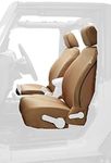 Bestop 2928004 Tan Seat Covers, Front - Jeep 2007-2012 Wrangler