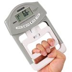 Prestige Grip Strength Trainer - Electronic Hand Dynamometer With Precision Sensors & Adjustable Handle - Fits Most Hands - 90 Kgs/198 Lbs. Max Power Reading - For Home, Sports, Rehab, & Clinical Use