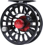 Maxcatch Fly Fishing Reel with CNC-machined Aluminum Body Avid Series Fly Reel - 1/3, 3/4, 5/6, 7/8, 9/10 Weights (Fly Reel Matte Black, 5/6wt)