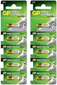 Imaginea® 27A Alkaline Battery 12V High Voltage Cell for Toy Car Remote Control Battery27AE-2C5 Replacement Batteries Equivalent Part No: A27 /V27GA /MN27 (Pack of 10)