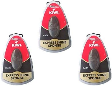 Kiwi by Be The Bestest Express Shoe Shine Sponge, Black 0.2 fl oz (Pack of 3)