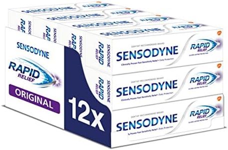 Sensodyne Sensitive Toothpaste Rapid Relief Original 75 ml, Pack of 12
