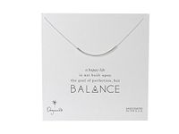 Dogeared Women's Balance Tube Necklace Sterling One Size silver