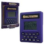 Trademark Poker Electronic Handheld Solitaire Game, Purple, 0.75" L x 3.375" W x 4.25" H