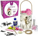 Pinwheel Crafts Fairy Jar Kit - Fun DIY Arts and Crafts for Kids - Fairy Lantern for Girls Ages 8-12 - American Company - Make Your Own Night Light, Room Decor - Gift and Toy for All Occasions