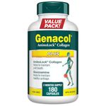 Genacol Plus – Glucosamine and Collagen Supplement | Support Joint Health and Helps Relieve Joint Pain in Hips, Shoulders, Ankles and Knees, Value Pack, 180 Capsules (60-Day Supply) MADE IN CANADA