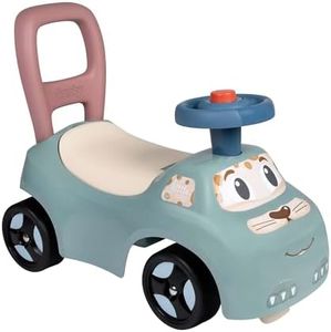 Smoby Little Porteur Auto - Fonction Trotteur - Volant Directionnel - Coffre à Jouets - A Partir de 10 Mois - Fabrication Française