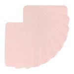 PATIKIL Fabric Iron-on Patches, 8Pcs 5x4 Inch Inside & Outside Strong Glue 100% Cotton Repair Patches Kit for Clothing Pants Mending and Decorating, Light Pink