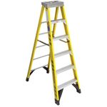 Werner 7306 375-Pound Duty Rating Type IAA Fiberglass Stepladder, 6-Foot