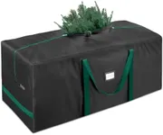 BALEINE 7.5 ft Christmas Tree Storage Bag, Heavy Duty 900D Oxford Fabric with Reinforced Handles and Dual Zippers Wide Opening, Extra Large Storage Container for Trees and Decorations (Black)