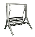 Swing India Indoor and Outdoor Metal Iron Swing with Hammock Chair � 2-Seater Jhula, High-Strength Iron, 350 kg Capacity (Gray) | Beautiful, Comfortable Seating for Your Dream Home