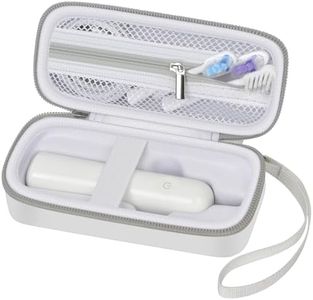 ALKOO Case for Laifen Wave Electric Toothbrush, Portable and Easy-to-Clean Storage with 3 Brush Heads, Magnetic Rechargeable Powered Toothbrush Holder with Zippered Mesh Pocket - Box Only