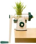 Healthy Juicer The Original (Lexen GP27) - Manual Juicer - Celery, Wheatgrass, Kale, Spinach, Parsley and Any Other Leafy Green! Featuring a masticating Live-Enzyme Cold Press Process!