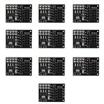 ASHATA NRF24L01+ Breakout Adapter, 10PCS 3.3V 8Pin NRF24L01+ Module Pinboard Socket Adapter Module Board