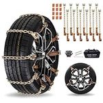 12 Pack Tire Snow Chains, Lypumso E