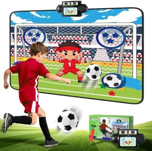 Aerilyo Kids Soccer Goal Toys, Soccer Game with Electronic Scoreboard