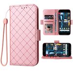 Elisorli Compatible with Google Pixel 2 XL Wallet Case Wrist Strap Lanyard and Leather Flip Card Holder Stand Cell Accessories Mobile Phone Cover for Pixle 2 XL Pixel2XL Pixel2 LX Women Men Pink