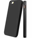 TIGERIFY Matte Finish Soft Slim Fit Black Colour Back Cover Case for iPhone 5 /5S/SE 2016-17