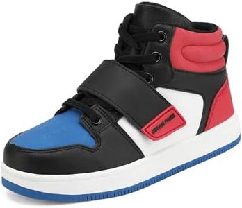 DREAM PAIRS Unisex-Child Freestyle-k, Red/Blue/Black, 11 Little Kid