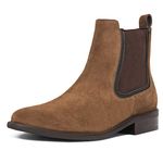 Thursday Boot Company Women's Duchess Chelsea Ankle Boots, Cognac Suede, 7.5