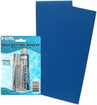 Pool Above Heavy Duty Vinyl Repair Patch Kit | Vinyl Cement Adhesive Glue and Colored Patches for Inflatables Boat Raft Kayak Air Beds Inflatable Mattress Hole Repair Blue