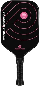 Pickleball Paddles 2025,Raw Carbon Fiber Surface（CFS） 16mm T700 High Grit & Spin, V6 Pro Pickle Ball Paddles Designed for Ultimate Spin & Consistency- Cute Pickleball Paddle (Black & Pink)