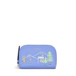 RADLEY London Apres Medium Zip Around Purse for Women, in Light Blue Smooth Leather