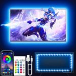 Tyute TV Led Lights, 3M Led Strip Lights for 35-55 Inch TV Behind Lighting, RGB TV Led Light Strip USB Powered, TV Led Backlight Led Lights with Remote, Music Sync Bluetooth APP Control