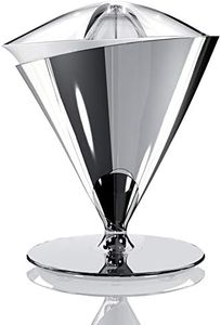Bugatti Italy Vita prensa de cítricos eléctricos Cromo 0,6 L 80 W - Prensas de cítricos eléctricos (Cromo, 0,6 L, ABS sintéticos, Vidrio, Acero inoxidable, Zinc, 1 m, 0,6 L, 80 W)