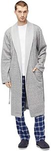 UGG Men's M Robinson Bathrobe, Grey Heather, M-L