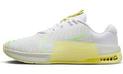 NIKE W Metcon 9, Women's Training Shoes, White Lime Blast Luminous Green, 8.5 US